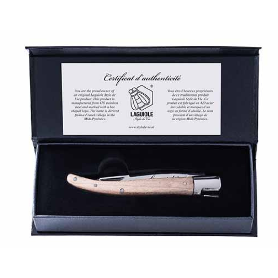 LUXURY LINE ZAKMES 2,5MM ESDOORNHOUT – Laguiole