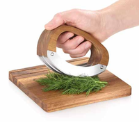 AdHoc RoccaVerde Kruidenhakker – Acacia incl. Snijplank
