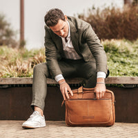 The Chesterfield Brand - Businesstas 'Seth', Waxed Pull Up
