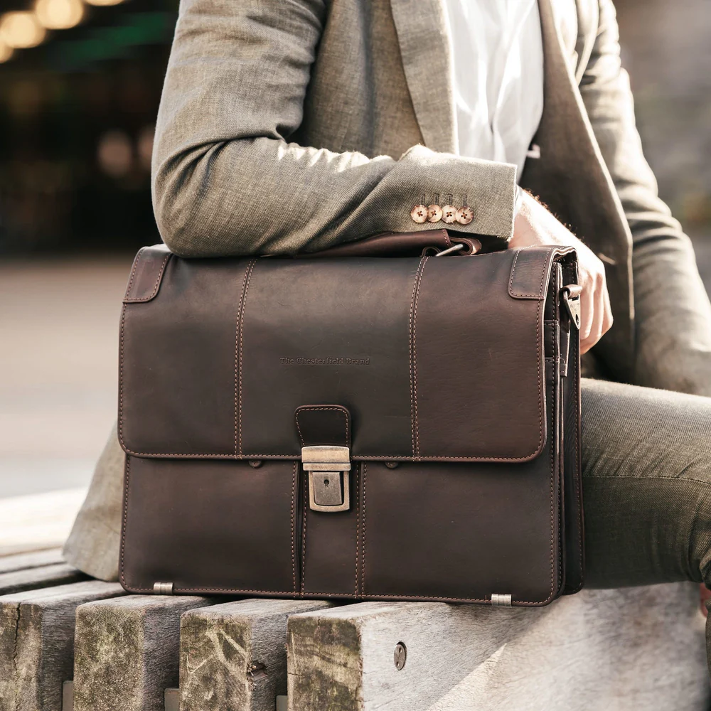 The Chesterfield Brand - Businesstas 'Stuttgart', Waxed Pull Up