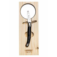 PREMIUM LINE PIZZASNIJDER ZWART - LAGUIOLE