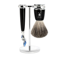 MÜHLE RYTMO Scheerset  Zwart - Fusion - Graudas