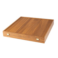 Manopoulos - Walnut Burl Schaakset 40x40 cm